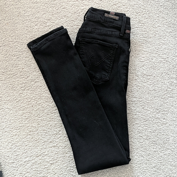 3/50$ Ctizens of Humanity Black Skinny Jeans 28 27 - Picture 4 of 7